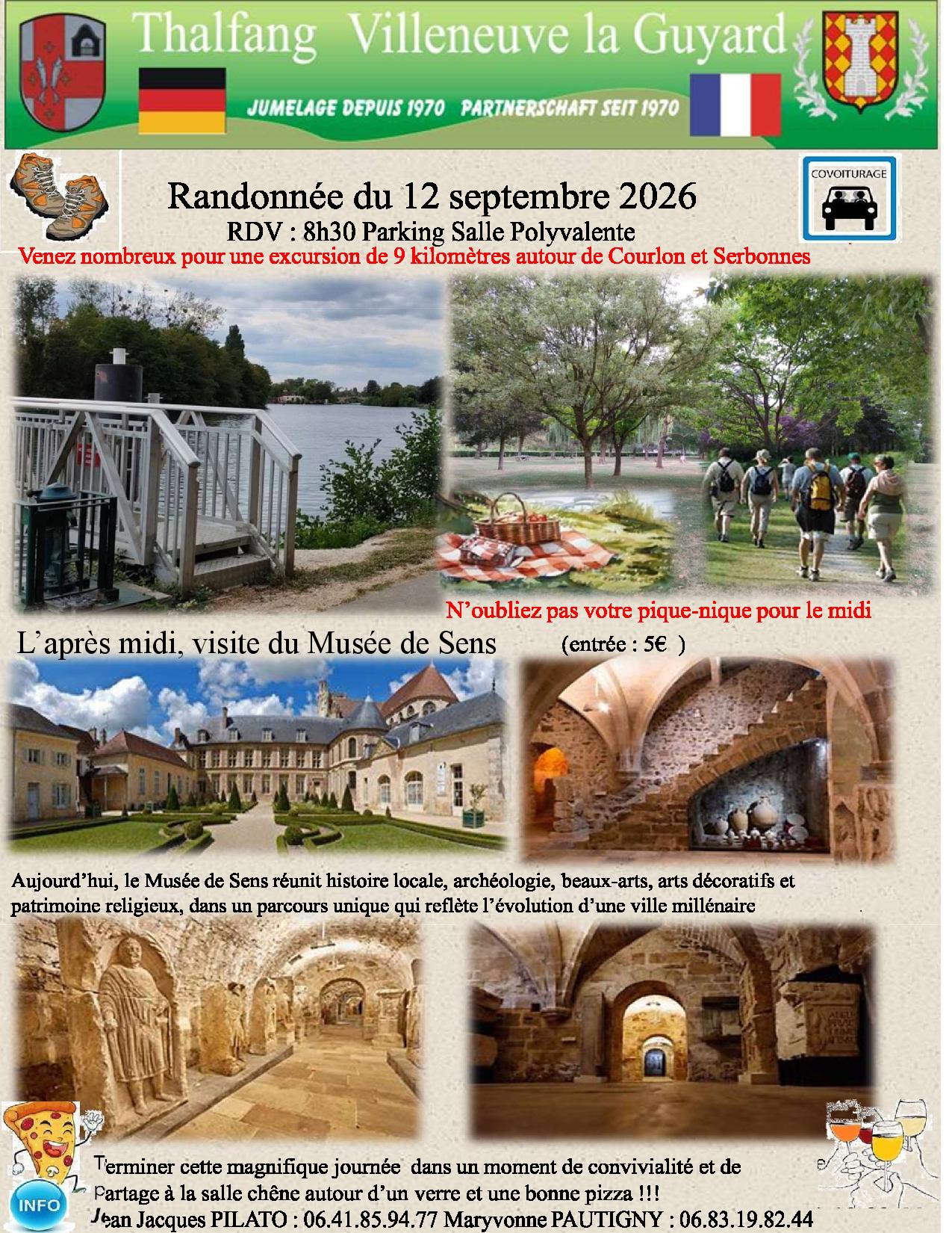 Randonnée avec l'association Thalfang