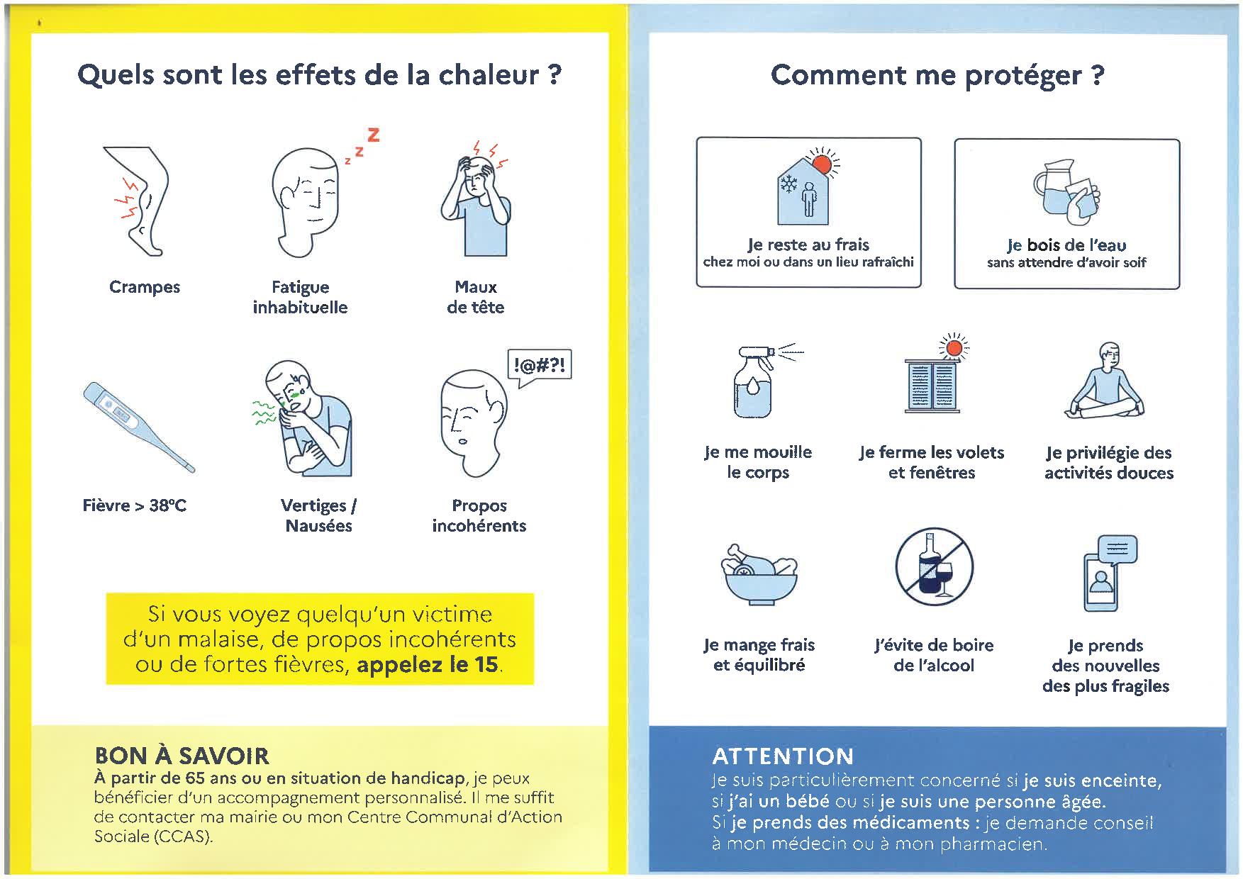 LES EFFETS DE LA CHALEUR ET COMMENT SE PROTEGER