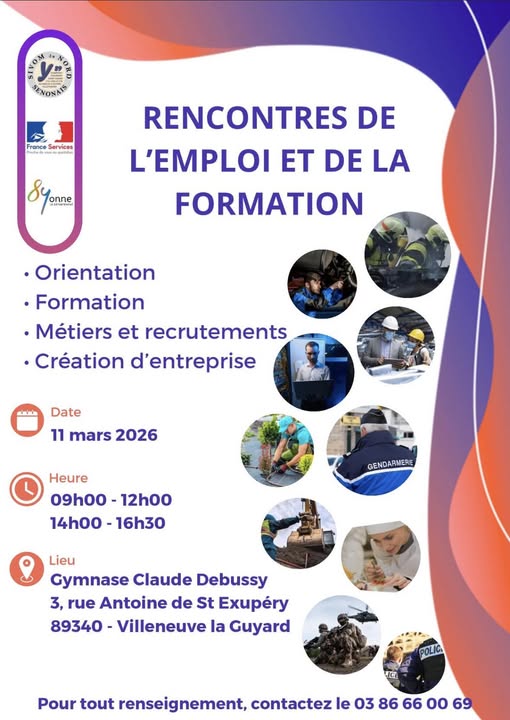 Rencontres de l'emploi et de la formation - 11 MARS 2026