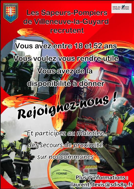 recrutement Sapeurs Pompiers vlg