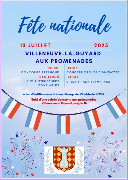 festivités du 13 juillet
